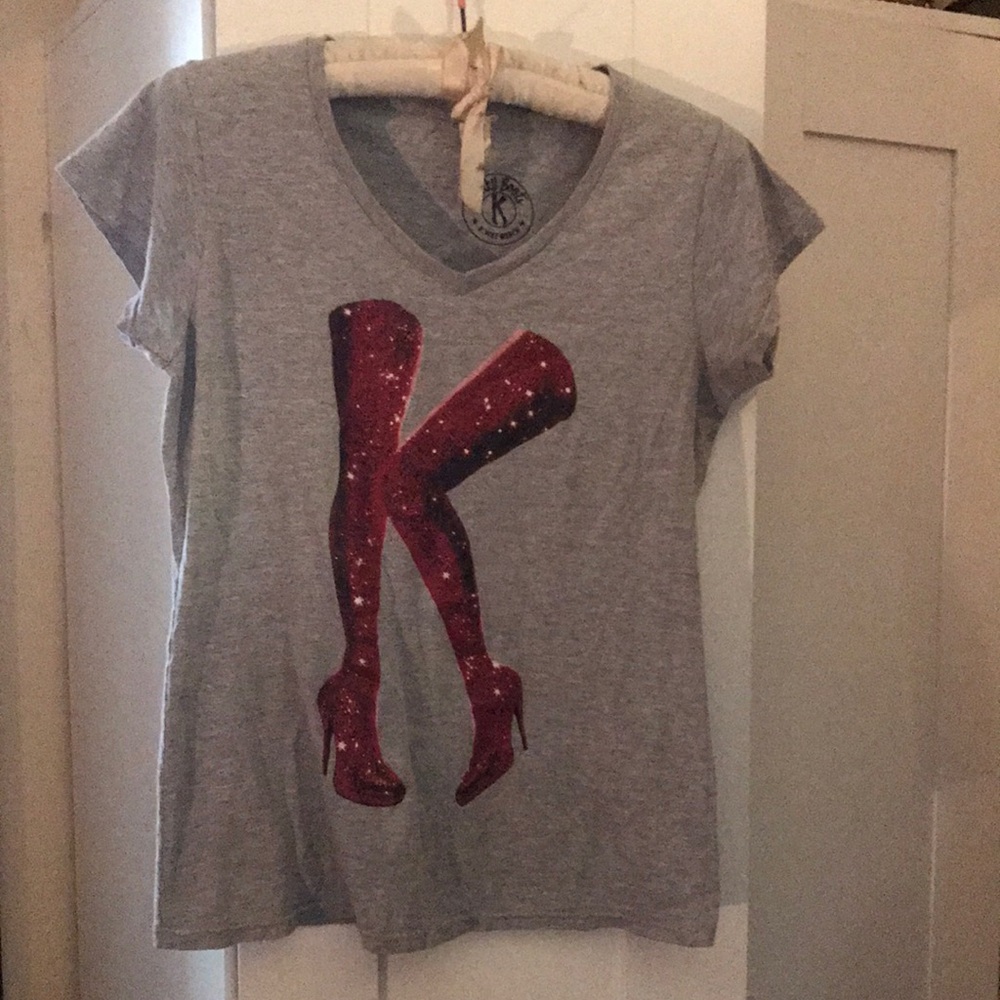 “Kinky Boots” t-shirt, gently worn; great condition; no stains or signs of wear